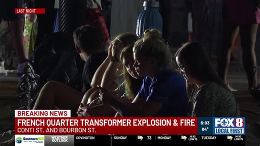 Underground transformer explosion causes French Quarter fire, shuts down Bourbon Street