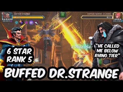 6 Star R5 Buffed Dr. Strange LIVES UPTO THE HYPE?! - God Tier Control - Marvel Contest of Champions