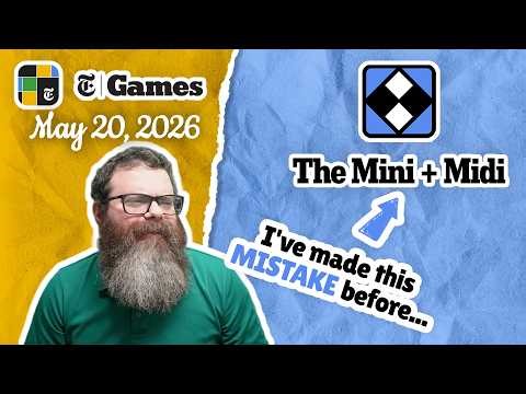 I need to learn this | NYT Mini and Midi Crossword May 20, 2026