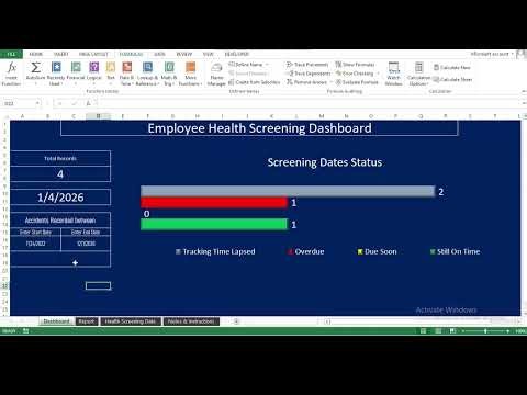 Health Screening Form Template