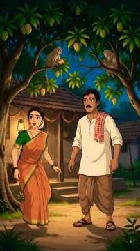 A Family Fights to Save Their Mango Harvest | 90s Village Life #ghibli #shorts