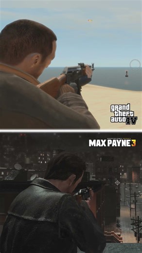 GTA 4 vs MAX PAYNE 3 - AK47 Comparison🎯