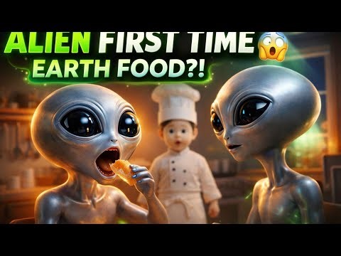 “Alien tried Earth food for the first time… and THIS happened 👽🍲😳”
