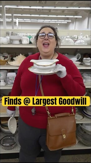 Finds at the Largest Goodwill Thrift Store - Shopping by Dr. Lori