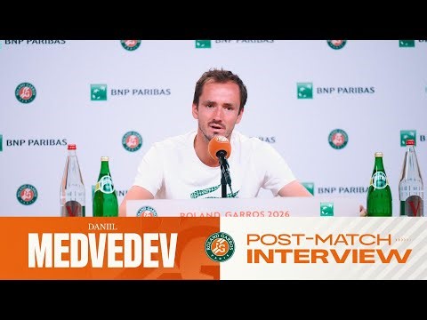 Daniil Medvedev | Round 1 Press Conference | Roland-Garros 2026