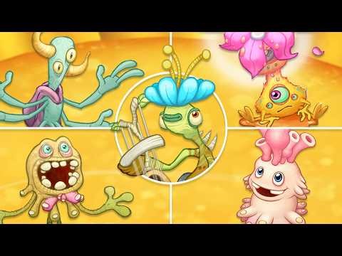 Flora Farmland - All Monster Sounds & Animations (Harmonicans)