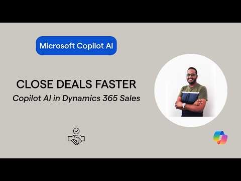 How to Use Copilot AI in Dynamics 365 Sales | Outlook, Teams & CRM Demo