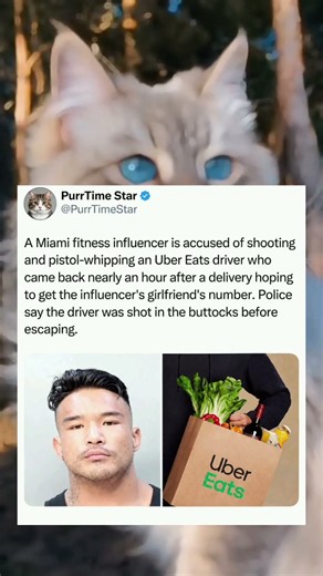 Fitness Influencer Accused of Shooting Uber Eats Driver 😳 | True Crime Story #Shorts