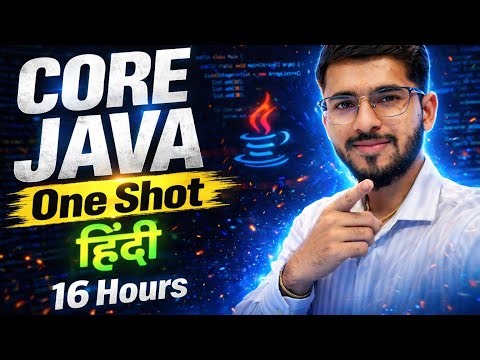Core Java One Shot 🔥 | 16 Hours Complete Course हिंदी में | Interview Preparation 🚀