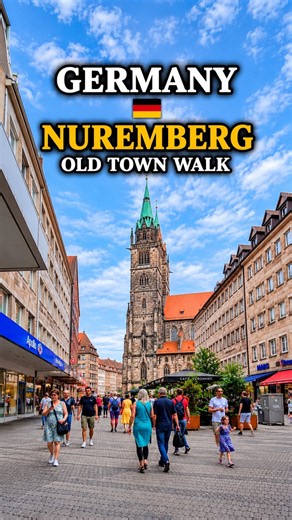 Germany 🇩🇪Nuremberg | Beautiful Old Town Walk آلمان - نورنبرگ