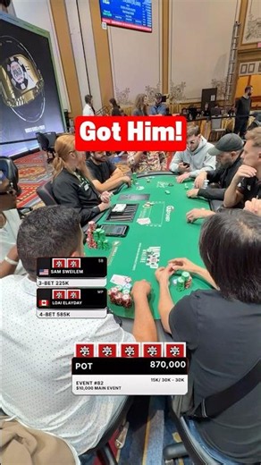 Massive Pot on Day 5 of the Main Event!