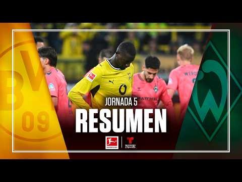 Borussia Dortmund vs. Werder Bremen | Highlights Bundesliga | Jornada 5 | Telemundo Deportes
