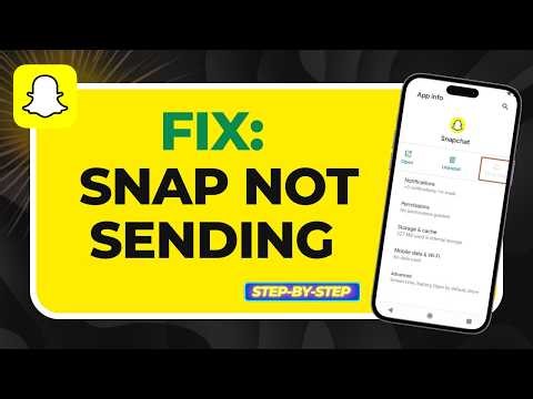 How to Fix Snapchat Snap Not Sending (2026 Connection & Cache Refresh Guide)