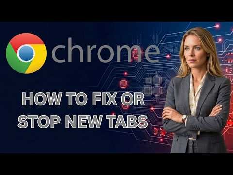 How to fix or stop new tabs opening in chrome (Latest Update)