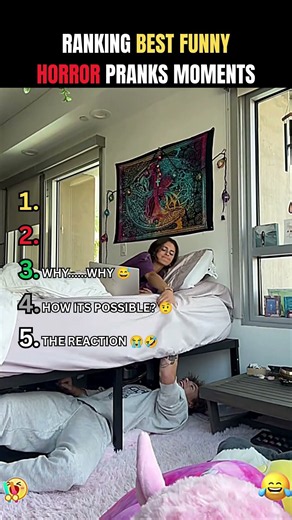 RANKING BEST FUNNIEST HORROR MOMENT 🤣 Try Not to Laugh at Rank 1 #shorts #horror #funny #scary