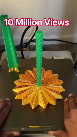 3D-Printed Expanded Sensory Flower Spinner #freecad #3dprinting #solidworks @IamPrinter789