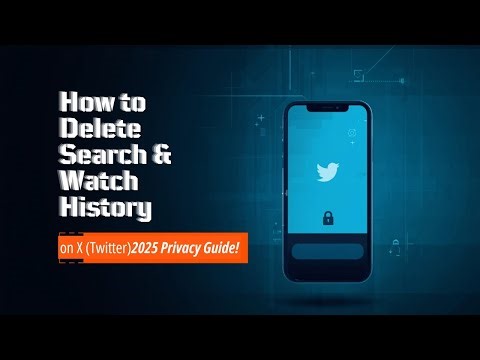 How to Delete Search & Watch History on X (Twitter) â€“ 2025 Privacy Guide!