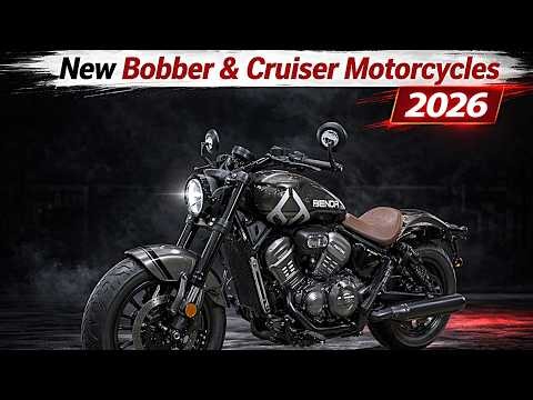 10 New Bobber and Cruiser Motorcycles of 2026