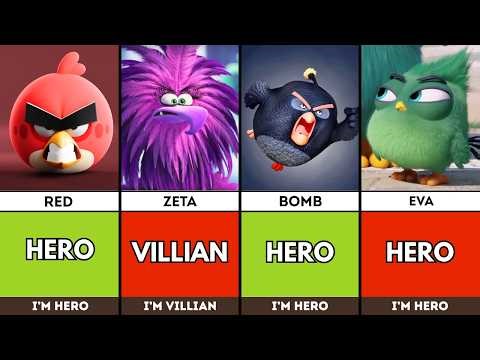 Angry Birds Characters: Heroes vs Villains