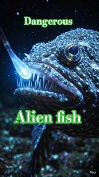 Alien Fish 😨 | Deep Sea Ka Dangerous Hunter #wildlife #alienfish #deepsea #monsterofthedeep #fish