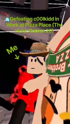 Work at Pizza Place SECRET BADGE (Defeating c00lkidd) (The Hunt: Roblox 20) #roblox