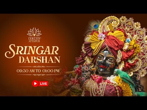 Live Darshan (9:30 am - 1:00 pm) at ISKCON Attapur on 20th April 2026