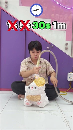 A Kitty in 1s - 5s - 30s - 1 minute #bemorishow #shorts #capybara #teddybear