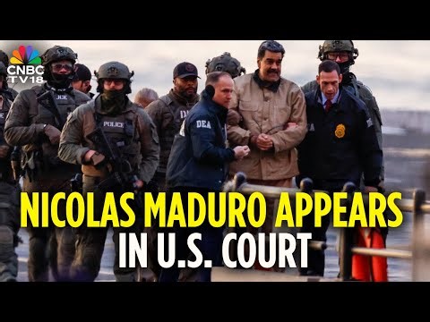 Venezuelan President Maduro Appears In US Court Facing Drugs & Weapons Charge | N18G | CNBC TV18