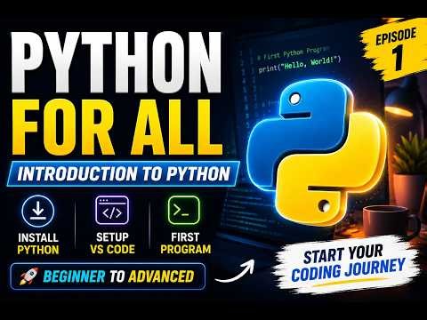 Python For All | Introduction to Python Programming