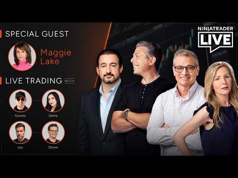 NinjaTrader Live | Futures Trading + Market Analysis | Maggie Lake, Xy + Salma, Leo + Stowe 4/30/26