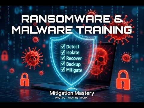 Training for Ransomware and Malware Mitigation
