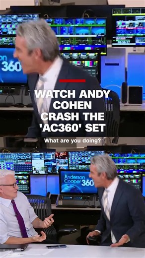 Andy Cohen surprised Anderson on the 'Anderson Cooper 360' set to share more about their upcoming show 'AC2: An Intimate Evening With Anderson Cooper & Andy Cohen' in Washington, D.C. on October 10th. Spoiler: The pair says the event will be like New Year's Eve onstage. 👀🎉