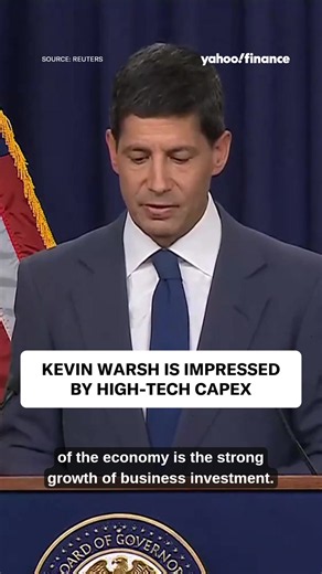 Fed Chair Kevin Warsh says the AI capex boom is driving manufacturing momentum, but predicting its ultimate impact on the economy isn't so simple. #federalreserve #FOMC #fed #kevinwarsh #AI #capex