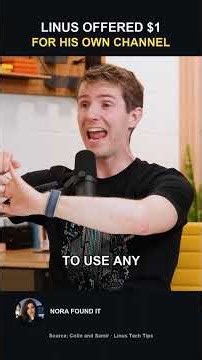 Linus offered $1 for his own channel. Then came the deadline | NORA FOUND IT