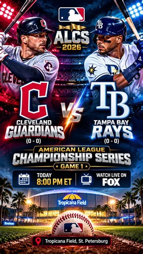 Guardians vs Rays 🔥 ALCS Game 1 | MLB Playoffs 2026 Preview & Prediction ⚾