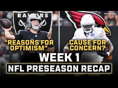 Fernando Mendoza impresses in debut, latest on Jeremiyah Love & MORE | NFL Preseason Week 1 Recap