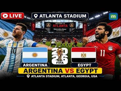 Argentina vs Egypt LIVE Football | FIFA World Cup 2026 | Round of 16 | LIVE Football Match Today