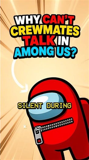 Why Don't Crewmates Speak in Among Us? #amongus #shorts