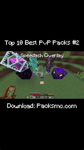 Top 10 Best PvP Texture Packs For 1 21+ 📂 #2 - Speedash Overlay #shorts