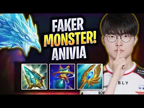 FAKER IS A MONSTER WITH ANIVIA! - T1 Faker Plays Anivia MID vs Ryze! | Season 2026