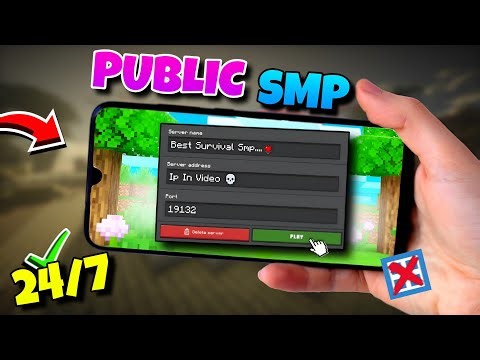 New Best Free Public Smp Server For Minecraft 🤯 | 24/7 Online | Java + Pe | Anyone Can Join 🪷