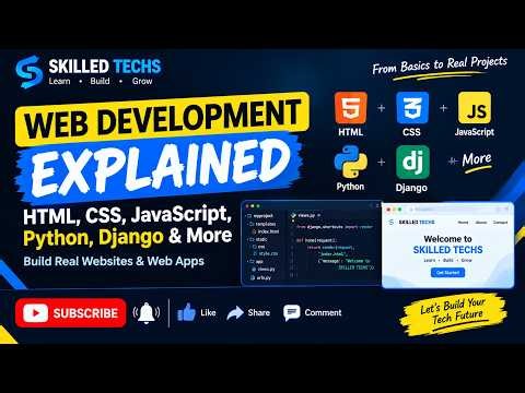 Web Development Explained: HTML, CSS, JavaScript, Python & Django | SKILLED TECHS