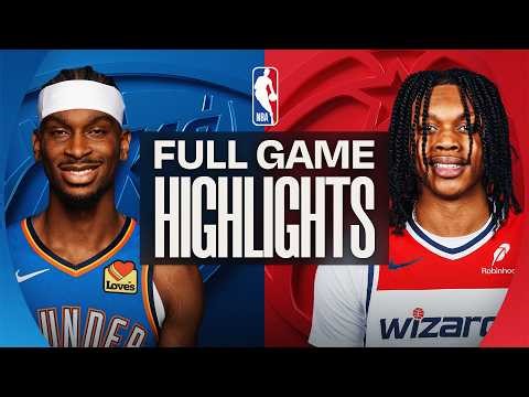 THUNDER at WIZARDS | FULL GAME HIGHLIGHTS | March 21, 2026