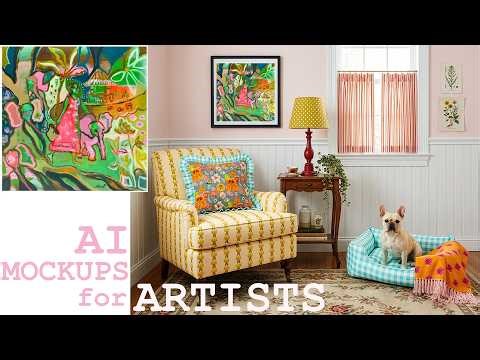 How I Use Nano Banana Pro (Google Gemini) in Adobe Photoshop to Stage My Art | AI Mockup Tutorial