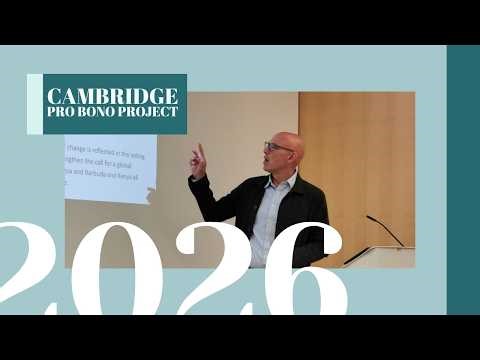 The Death Penalty in the Commonwealth: Cambridge Pro Bono Project Annual Lecture 2026