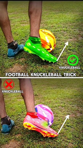 🔥 MASTER THE KNUCKLEBALL SHOT ⚽🎯 | Football Knuckle Trick Like a Pro
