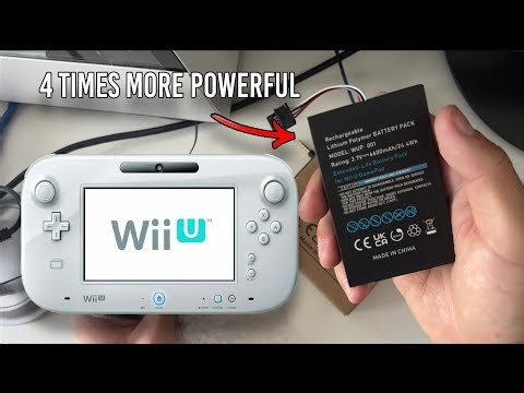 I Installed a 4× Bigger Battery in My Wii U GamePad...