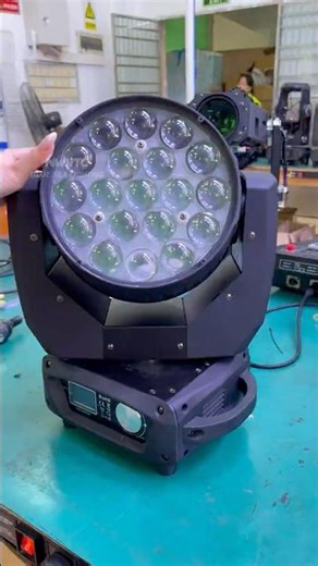 19×15W 4 in 1 Zoom LED Wash Moving Head Light Assembly Process