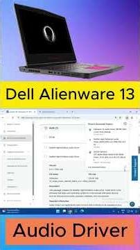 Alienware 13 Audio Driver Download & Install | Windows 10/11 #audiodriver