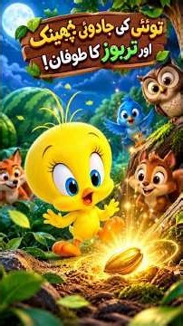 Tweety's Magical Sneeze 😂🍉 | Funny 3D Cartoon #Shorts